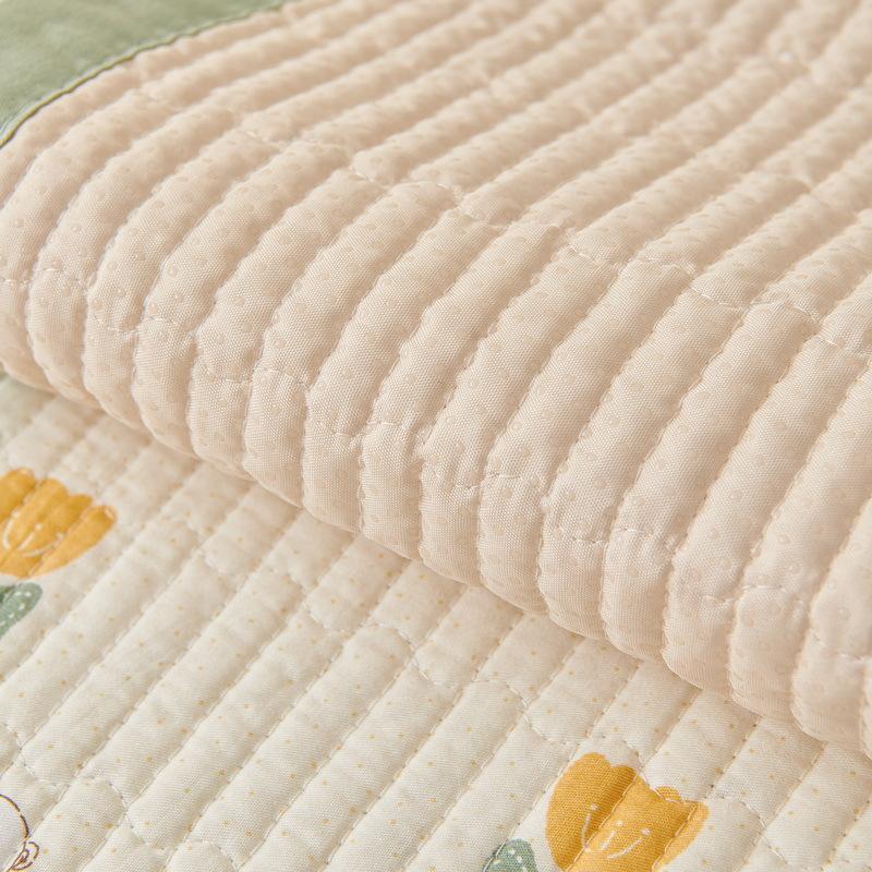 Korean-style Twill Pure Cotton Padded Non-slip Sofa Cushion, Cotton All-season Universal Washable Living Room Seat Cushion