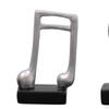 3 Pcs Modern Musical Notes Statues Sculpture Symbol Crafts Resin Figurine Music
