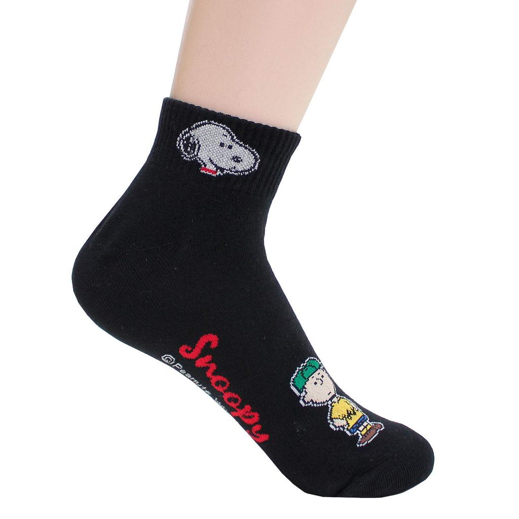 Peanuts Cartoon Movie Series Original Socks [EVEI] Women's (snoopy21_5pairs)