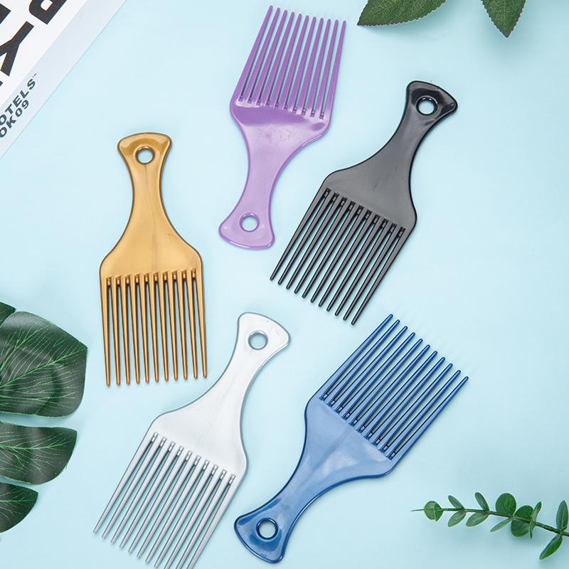 1pcs Professionl Men's Oil Head Comb for Hair Wide Teeth Fork Hairbrush Detangling Comb Home Salon Barber Hairdressing Tools