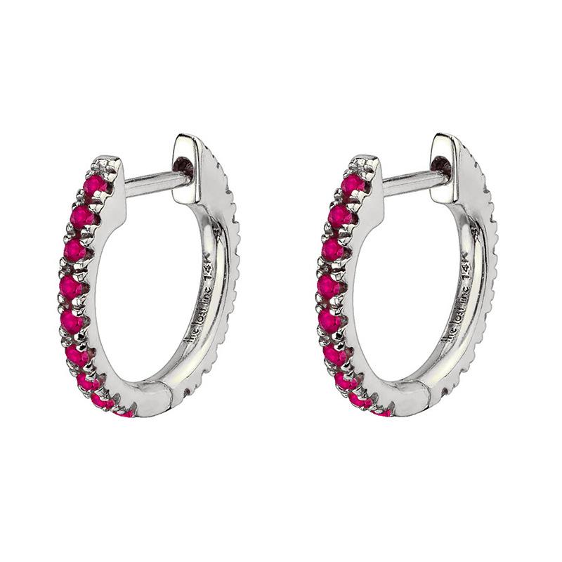 Cross-Border Elegant Women's Zircon Ear Cuffs and Hoops