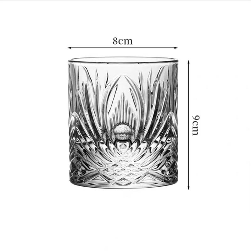 

Бокал для виски 300 мл Бокал для коктейлей Классический бокал Премиальный бокал с толстым дном Прозрачный бокал для иностранного вина Посуда для вечеринок 300ml