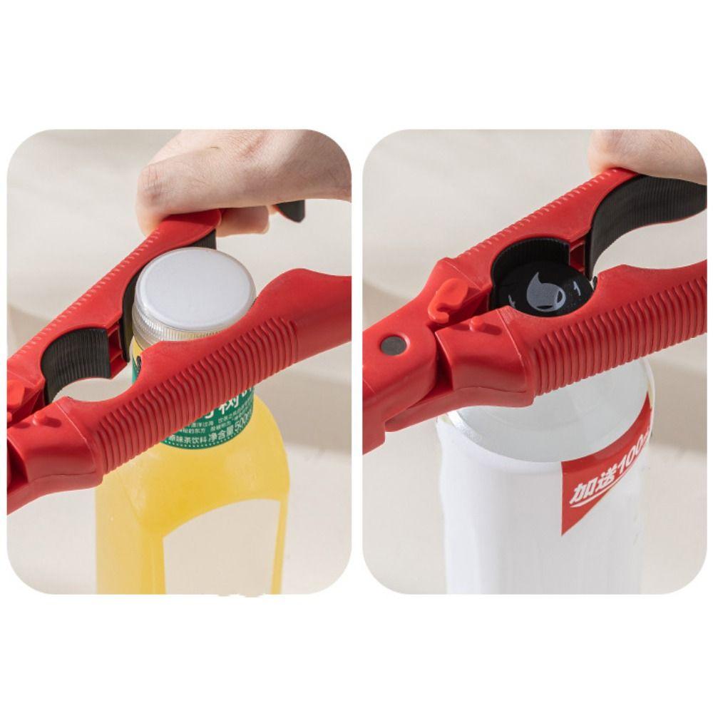 Silicone Handle Anti-hot Bowl Plate Clips 3in1 Hot Bowl Gripper Bottle Cap Remover  Household