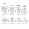 Clear Flowerpot Drainage Hole Pot Indoor Gardening Outdoor Planters Effective Drainage Design Indoor And Outdoor Usage