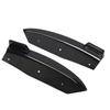 2 Pcs Rear Bumper Lip Spoiler Aerodynamic Lightweight Lower Chin Diffuser Splitter for X4 G02 M‑Sport 2018 To 2021