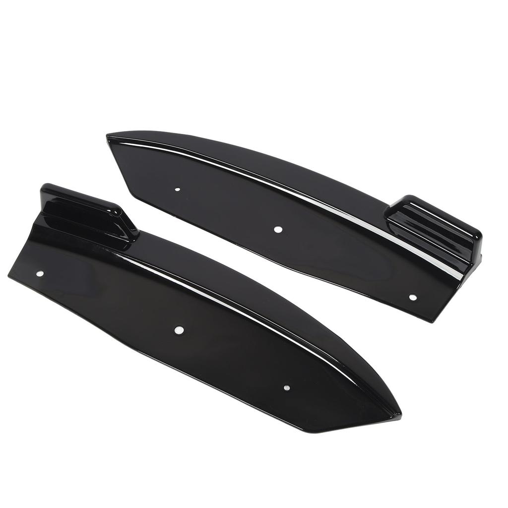 2 Pcs Rear Bumper Lip Spoiler Aerodynamic Lightweight Lower Chin Diffuser Splitter for X4 G02 M‑Sport 2018 To 2021