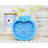 Creative children's alarm clock Candy color apple clock Children's bedside clock Mute alarm clock