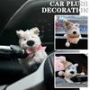 Cute Dog Car Wiper Doll Personalized Car Plush Doll Decoration Creative Gift Car Interior Decoration Accessories