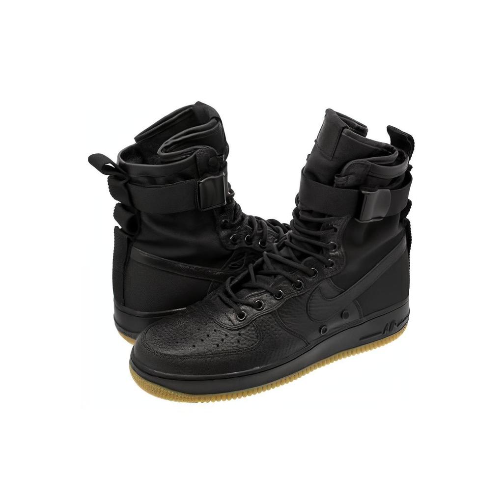 Nike Sf Air Force 1 Negru Gum cu Geantă 2017 864024-001
