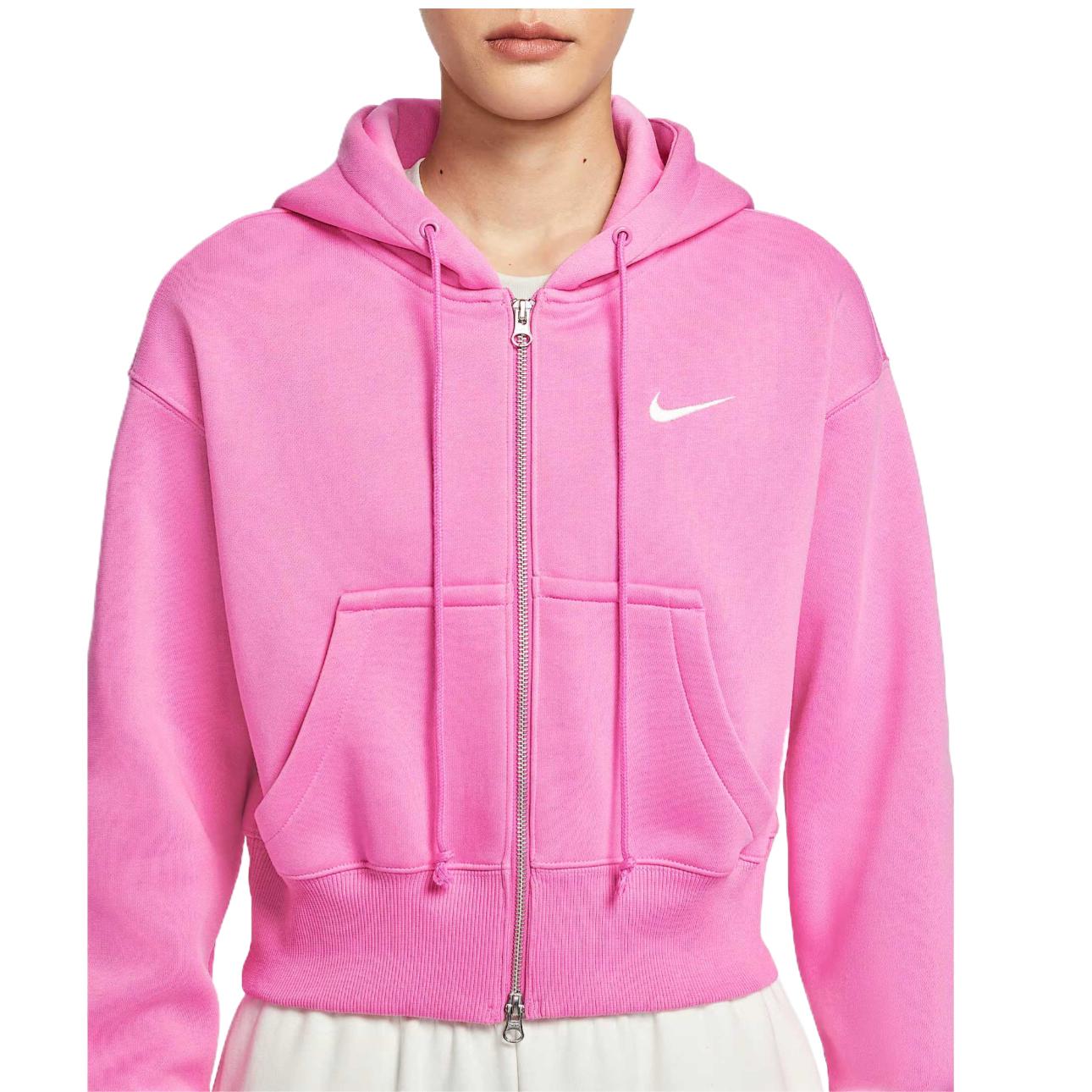 Nike Sportswear Phoenix Fleece Long Sleeve Solid Color Sweatshirt Women sweatshirt HV2427-675 XXL