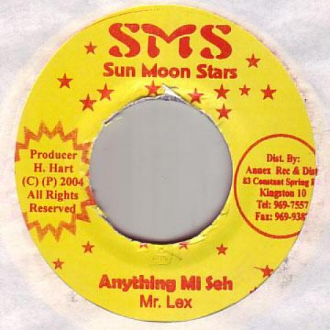 

7-дюймовая пластинка MR LEXX (ЛЕКСУС) - Что угодно Mi She Sun Moon & Star 2004 Ямайский Регги, Ска и Даб