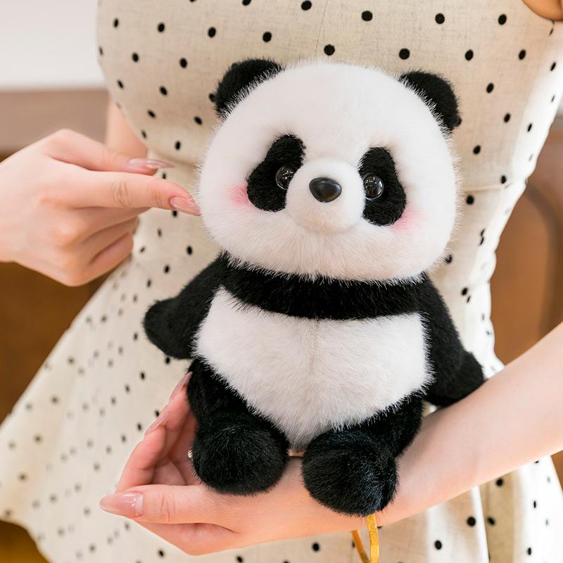 Tide lekbord med djurdocka doft skrivbord plyschleksak panda docka trasdocka födelsedagspresent barn