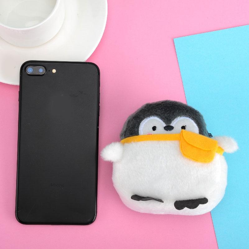 Shoulder Bag Little Penguin Kawaii Penguin Plush Wallet Soft Penguin Plush Coin Purse Girls Lovers Valentine's Gifts Small Wallet Ladies