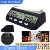 1-2PCS Chess Clock with Basic Delay Positive Time Features Competition Game Stopwatch for Chess Game I-GO Chinese Chess