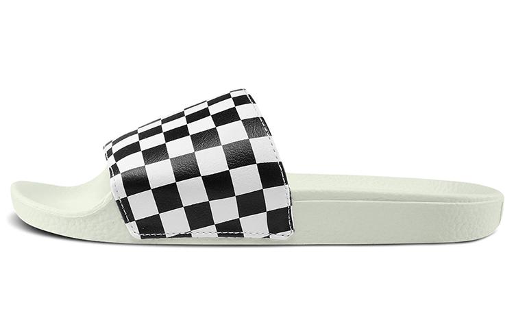 Slide-On Wmns Vans  Checkerboard - White Black  Women s VN0004LG27K 34.5