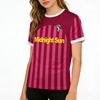 Zara Larsson Midnight Sun Pink Football Jersey Street Trendy Printed Unisex O-Neck T-Shirt Sports Quick-Drying Short-Sleeve Tees