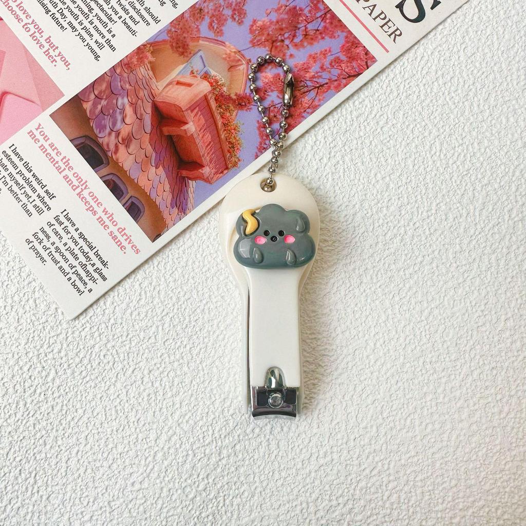 Cute Cartoon Nail Clippers for Kids - Portable, Anti-Splash Manicure Pliers for Children and Students