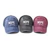 Nope Outdor Mesh Baseball Hat With Embroidered Geometric Design For Adults Summer Wear