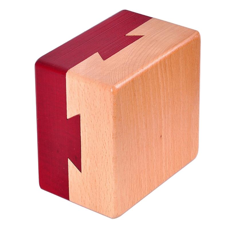 Wooden Magic Puzzle Box, Wood Secret Opening Puzzle Box Mysterious Box Gift for Kids Adults Surprise Brain Teaser