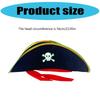 Adult Pirate Hat LED Skull Pirate Hat Pirate Costume Accessories for Adult Teens Masquerade Halloween Role Play Parties