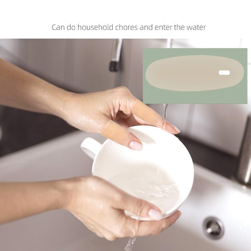 Silicone Finger Protective Patch Wrapping Compression Waterproof Finger Patch Finger Pain Relief Soft Bandage Breathable