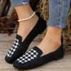 Ladies Casual Knitting Shoes Square Toe Flat Sole Fly Weave Soft Lightweight Large Size Casual Shoes Platform Sandals Footwear