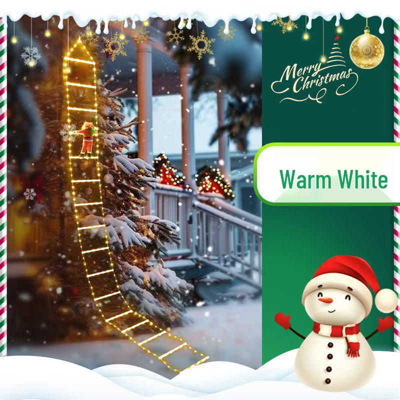 Santa Claus LED String Lights: Indoor/Outdoor Decorative Holiday Lights