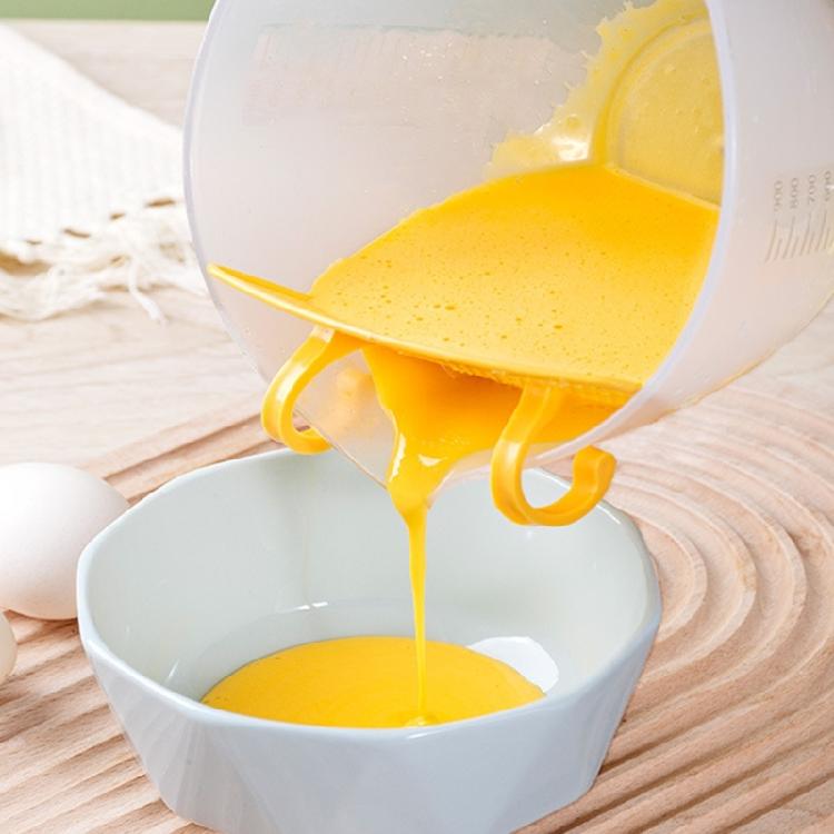 Measuring Cup Baked Egg Beating Bowl Handle Bowl with Drain Plastic Material