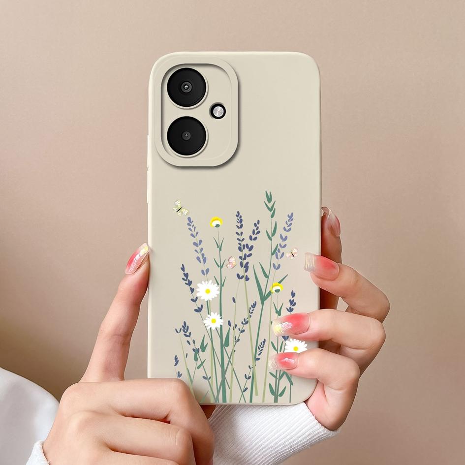 Cover Posteriore Per Xiaomi Poco F5 Pro X6 Pro F6 M6 Custodia per Telefono Avocado Carino Fiore Bello Protezione Fotocamera Opaca Custodie in Silicone Morbido Guscio Capa Per Xiaomi