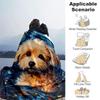 1pc Cute Dog Blanket  Soft Throw for Room Decor, Perfect Gift, Living Room, Travel, Camping, Car Blankets