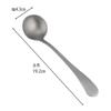 KOGU Coffee Cupping Spoon, Long [Made in Japan], Dishwasher Safe, Total Length 192mm, Scoops from Deep Containers, Tasting, Measuring, 2.5ml, 5ml,