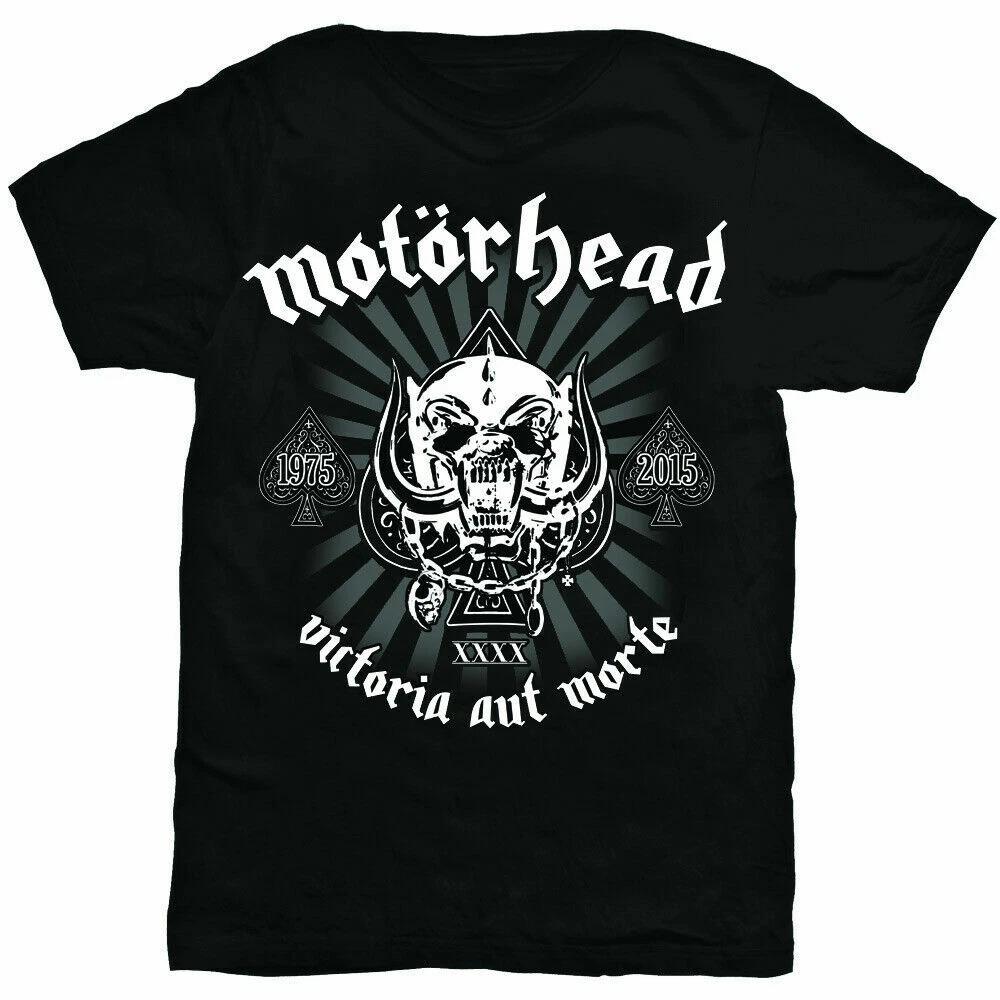 Official Motorhead Victoria Unisexs Black T Shirt Motorhead Tee