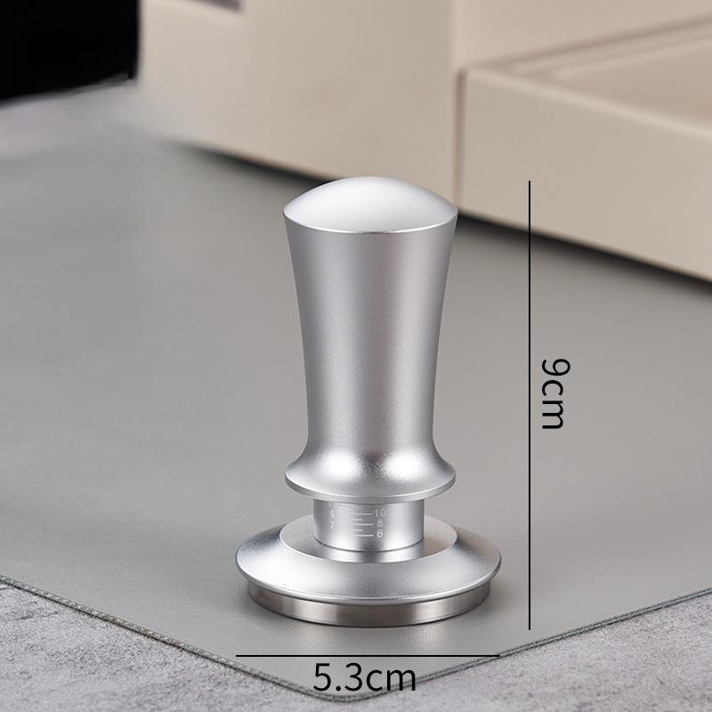 51/53/58MM Coffee Tamper Adjustable Push-type Powder Distributor with Scale Constant Force Powder Press Coffee Tool Accessories