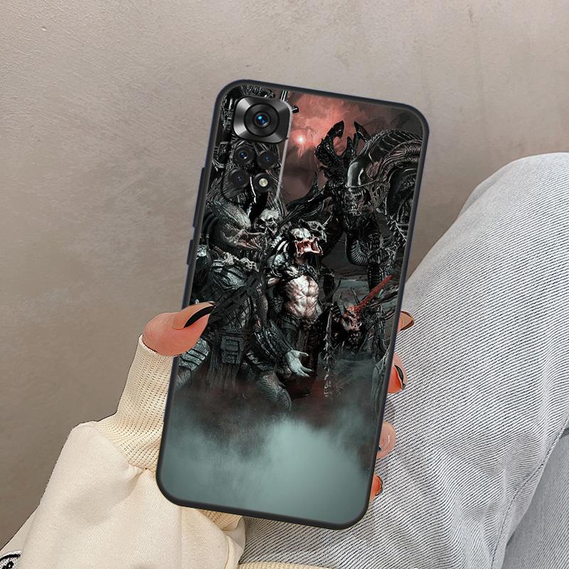 Alien Vs Predator For Xiaomi Redmi Note 14 13 9 10 11 12 Pro 10S 11S 12S Case Cover For Redmi 13C 12C 10C 14C