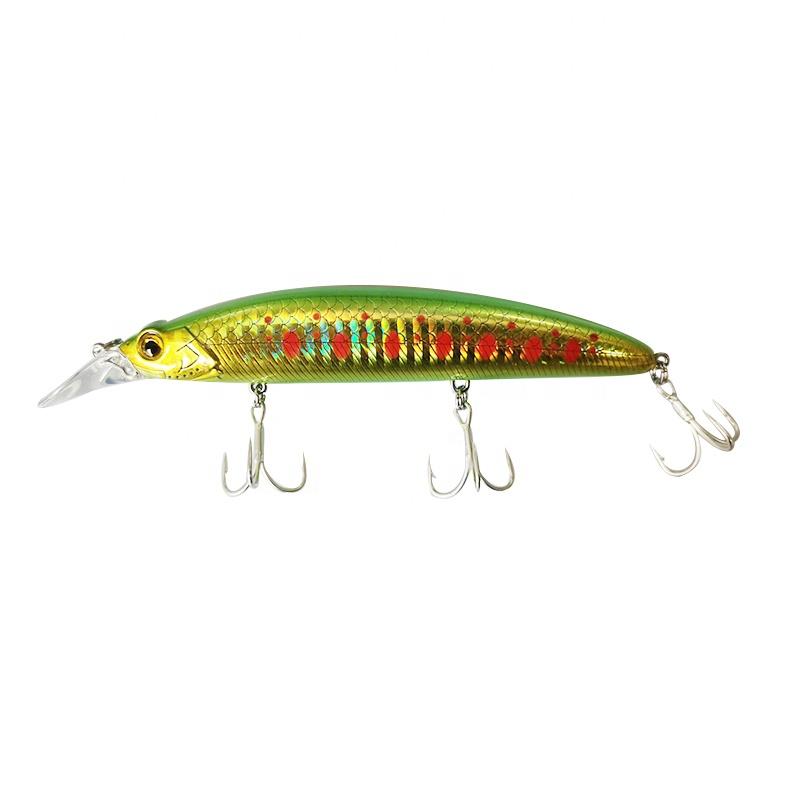 110mm 21g Floating Water 2m Cheap Fishing Lures with Origin Hook Hard Bait Minnow