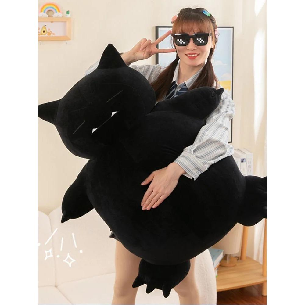 

35 см Мультяшная кукла-кошка Монстр Молния Кукла Черная кошка Тряпичная кукла Детская Игрушка Подарок на день рождения Мальчику Диванная подушка Дети 35cm