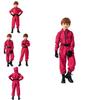 Squid Game Role Play Red Bodysuit With Polyester Fabric For Teenagers And Cosplayers Halloween Dress