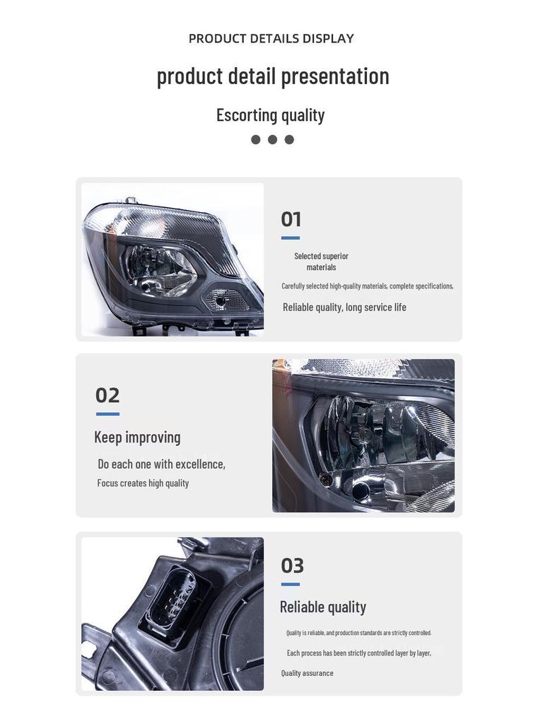 Mercedes-Benz SPRINTER 906 LED Headlight Assembly for Night Driving