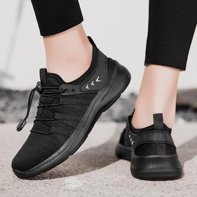 Neue Frühjahrs- und Herbst-Softsohlen-Mesh-atmungsaktive und bequeme Freizeit-Einzelschuhe Sportschuhe