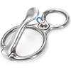 3 Pack Horse Tie Ring, Tie Ring for Horses, 304 Stainless Steel Horse Training Accessories for Indoor and Outdoor Horse Trailers, Safe and Durable