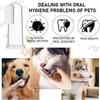 1-20pcs Silicone Soft Pet Finger Cuff Toothbrushes Dog Brush Bad Breath Tartar Teeth Care Tool Cat Cleaning Scrub Silicagel Pet Supplies