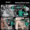 Green Forest 21V Brushless Cordless Rotary Hammer Drill CN Plug (adapter Included)
