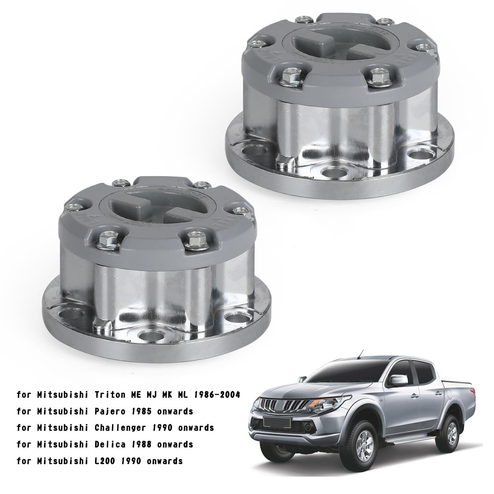 

2X безкоштовні замкові втулки для Mitsubishi Triton Me Mj Mk Ml Pajero Delica L200