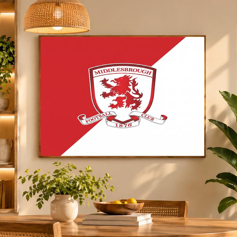 5D Diamond Painting Middlesbrough FC DIY Full Drill Diamond Art Kit Home Decoration