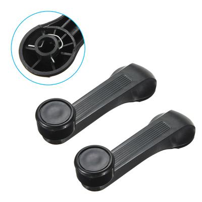 2pcs Durable Black Car Window Winder Crank Door Handle Fit Honda Civic 1984-2000 Professional High Quality Car Accessories
