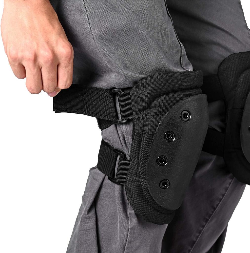 Military Tactical Knee Pad Elbow Pad Set Airsoft Knee Elbow Protective Pads Combat Paintball Skate Outdoor Sports Safety Guard