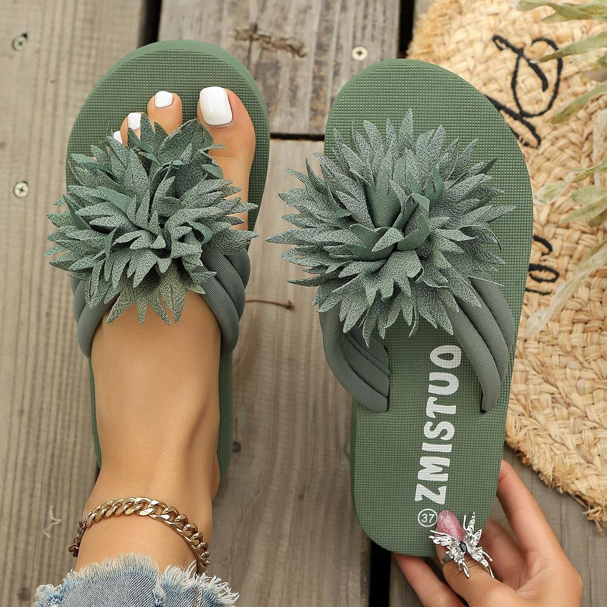 Anti-slip Shoes - New Style, Large Size, Thick Sole, Casual Slippers, Retro Shoes 36