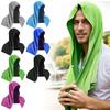 Cooling Hoodie Towel Cooling Towels Quick Drying Absorbent Towels for Neck and Face UV Protection Sport Workout Camping Cycling