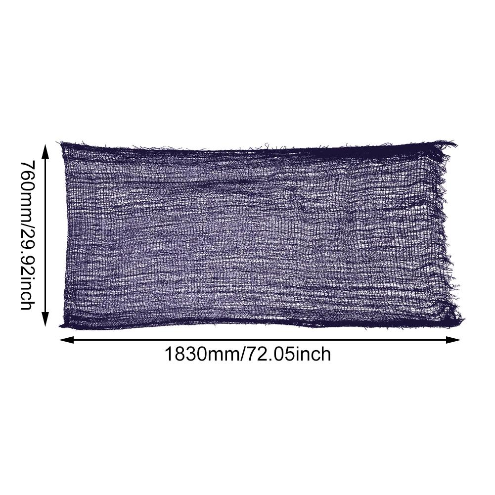 Halloween Decoration Black Gauze 183x76cm Artificial Spider Web For Haunted House Decor DIY Creepy Cloth Home Decor Party Props