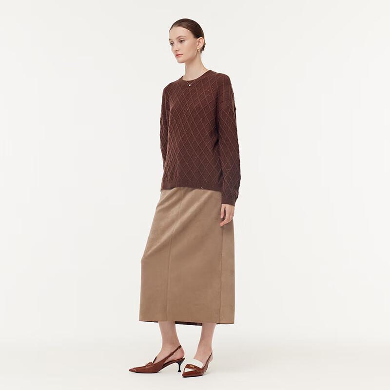 GOELIA Warm Wool Shimmer Pullover Sweater